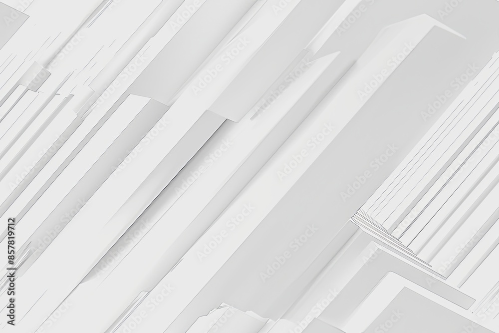Obraz premium White Minimalist Abstract Background created with Generative AI