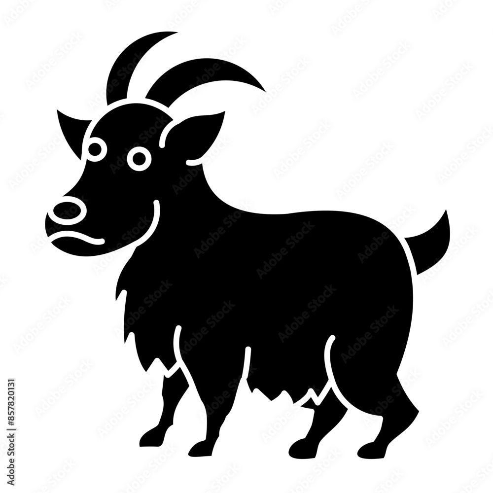 Obraz premium Pygmy Goat Icon