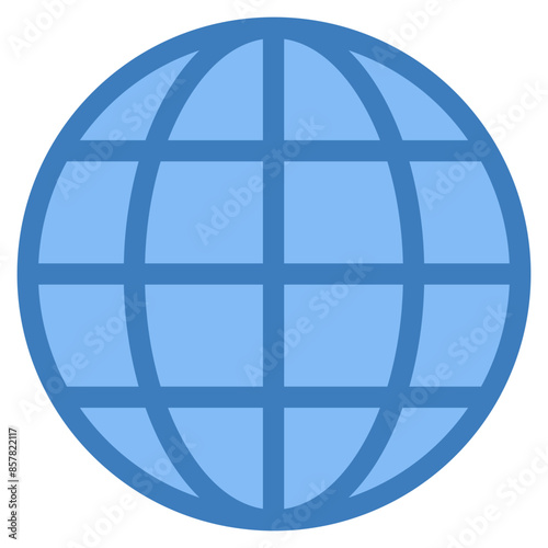 Globe Icon Element For Design