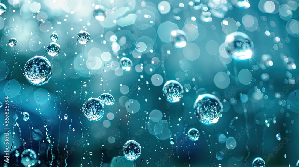Bubbles Background, Generative AI Bubbles Background, Generative AI