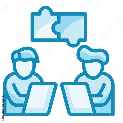 Online Collaboration Icon