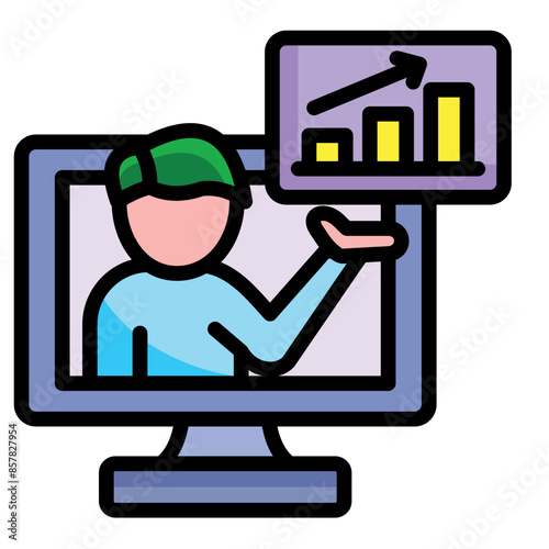 Virtual Presentations Icon