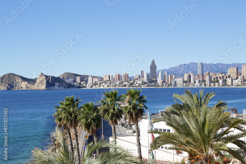 Wallpaper Mural Panoramic view of Benidorm, Spain Torontodigital.ca
