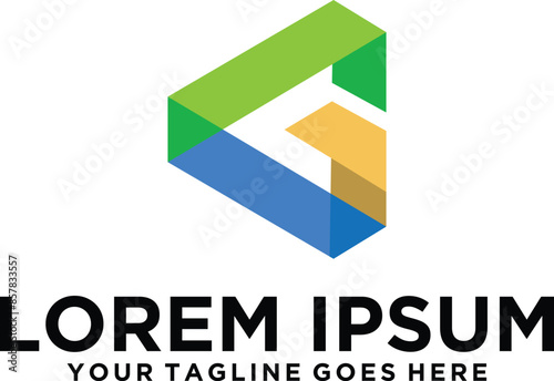Free Download Modern letter G logo icon - GFXLoad
