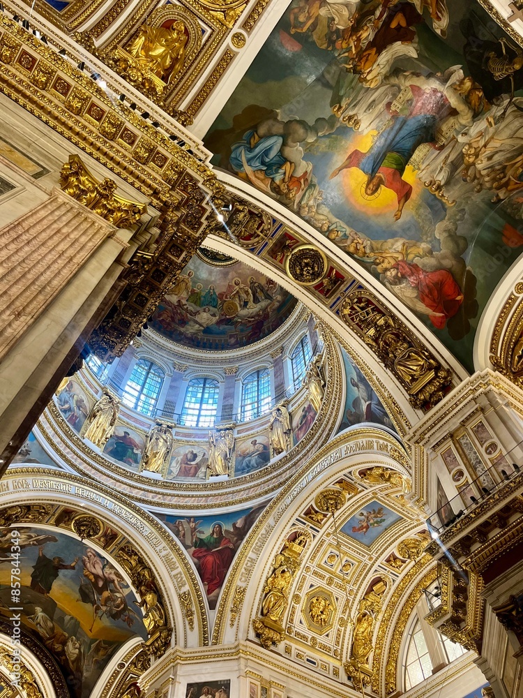 Obraz premium Fantastic interior of the cathedral