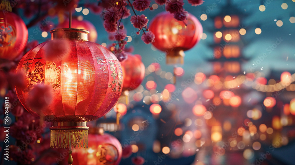 Celebrate Chinese New Year with a vibrant description, highlighting traditional festivities, cultural symbols, and the joyous spirit of the Lunar New Year Celebrate Chinese New Year with a vibrant description, highlighting traditional festivities, cultural symbols, and the joyous spirit of the Lunar New Year