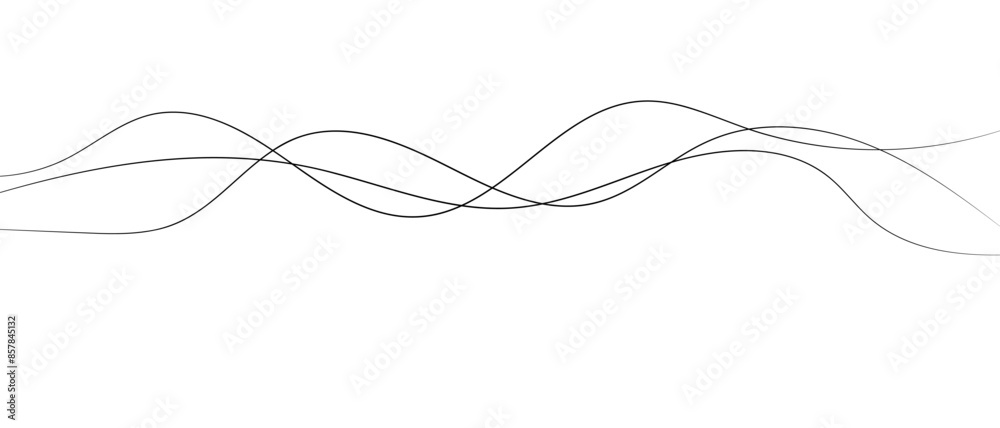 Thin line wavy abstract vector background. Thin line wavy abstract vector background.