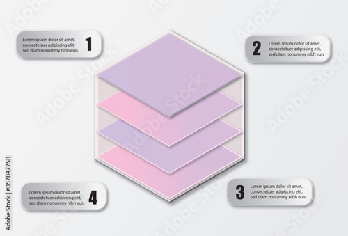 Infographic design abel design template  process diagram, presentations, workflow layout, banner, flow chart, info graph.