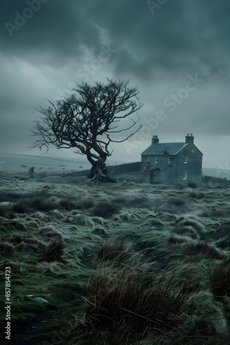 Grim Solitude: A Visual Representation of Emily Bronte's Wuthering Heights photo