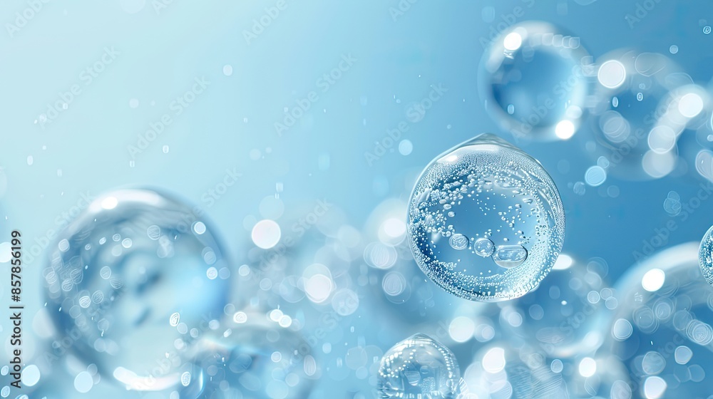 Bubbles Background, Generative AI Bubbles Background, Generative AI