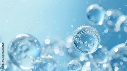 Bubbles Background, Generative AI