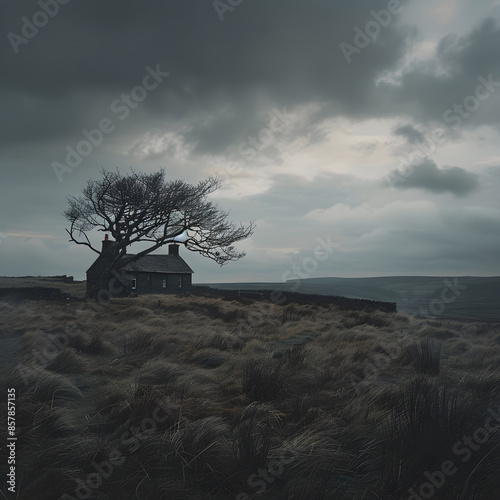 Grim Solitude: A Visual Representation of Emily Bronte's Wuthering Heights photo