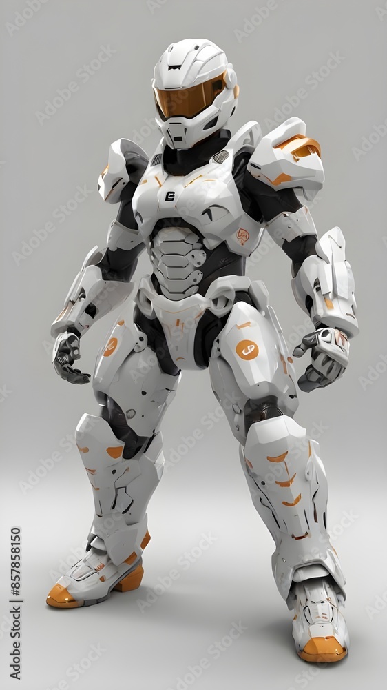 Fototapeta premium future robot warrior