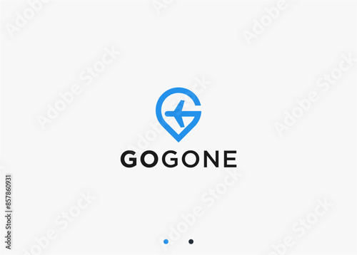 letter g with plane logo design vector silhouette illustration Free Download letter g with plane logo design vector silhouette illustration - GFXLoad