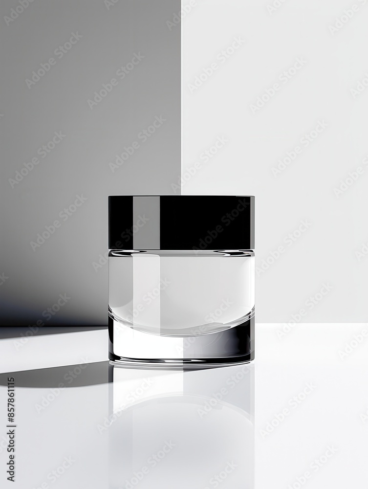 sleek cream jar mockup with a futuristic design placed on a white background The jar is centered with studio lighting bringing out the smooth curves and modern graphics The image is captured in 32k sleek cream jar mockup with a futuristic design placed on a white background The jar is centered with studio lighting bringing out the smooth curves and modern graphics The image is captured in 32k