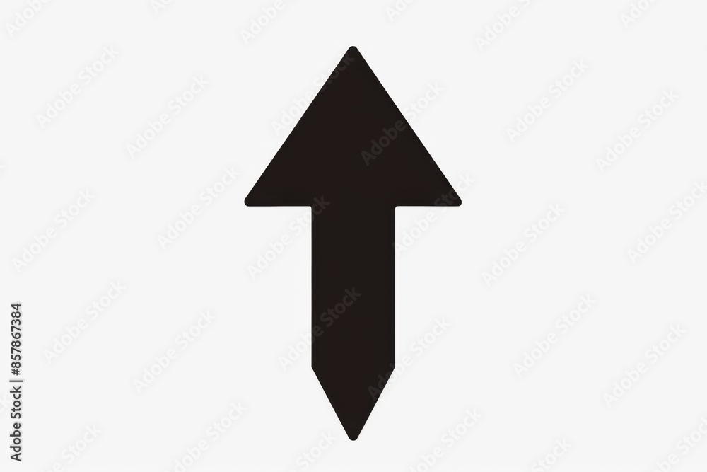 Dynamic silhouette of an arrow pointing downwards in modern style Dynamic silhouette of an arrow pointing downwards in modern style