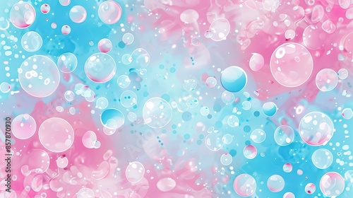 Bubbles Background, Generative AI