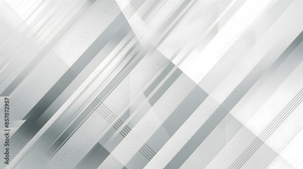 2. Create an elegant vector illustration of a grey and white abstract background, featuring intricate geometry, subtle gradients, and layered elements ideal for institutional presentations and