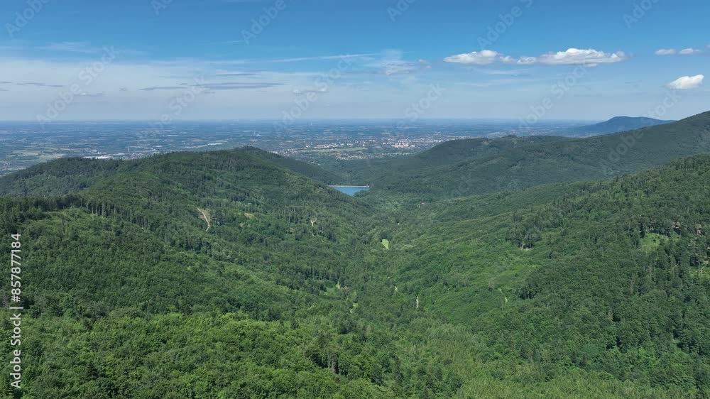 Drone view in Beskid mountains, Blatnia. Summer green forest on Blatnia. Beskid mountains in Jaworze. Drone fly above green mountains in summer. Polish green mountains and hills aerial drone photo Drone view in Beskid mountains, Blatnia. Summer green forest on Blatnia. Beskid mountains in Jaworze. Drone fly above green mountains in summer. Polish green mountains and hills aerial drone photo