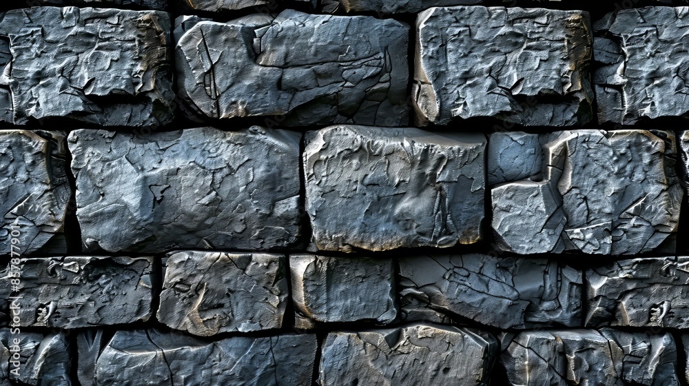 Fototapeta premium Gray Stone Wall Texture