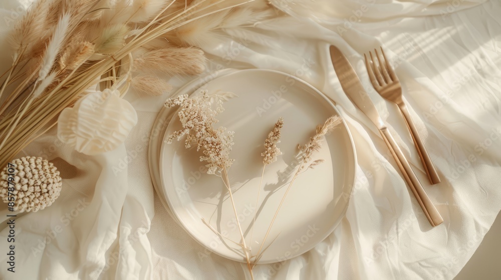  Thanksgiving day Mockup with plate