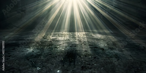 Retro grunge background featuring light rays and stripe design elements. Concept Retro Grunge, Background, Light Rays, Stripe Design Elements photo