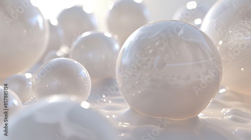 Bubbles Background, Generative AI