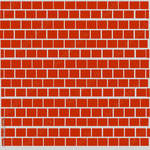 orange walls arranged against a white background



