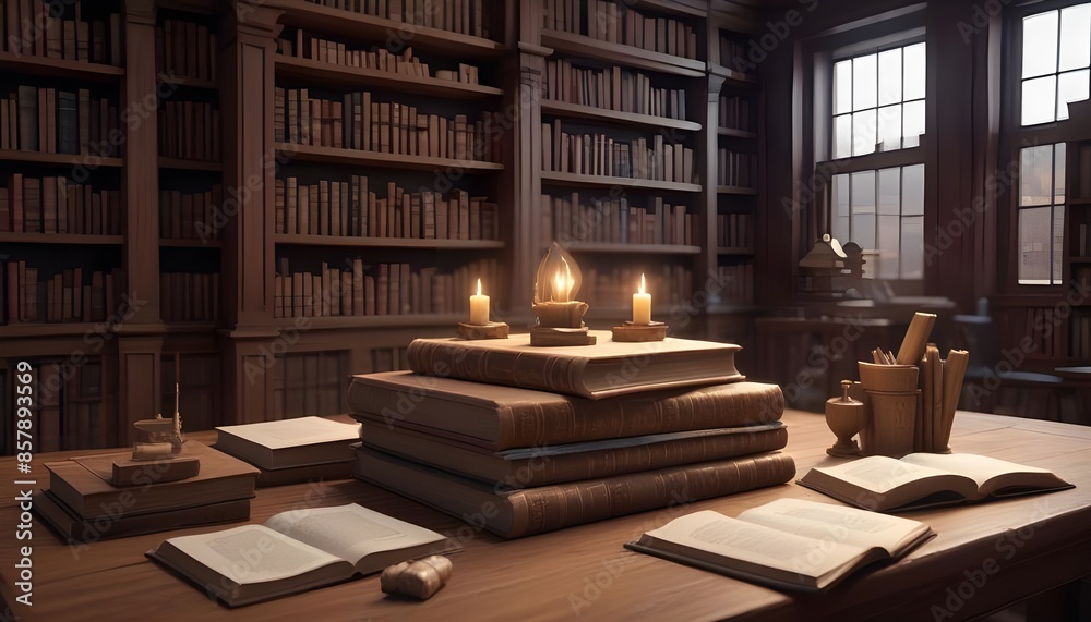 Library Image Format High Pictures inside the library in various formats Stock Illustration ...