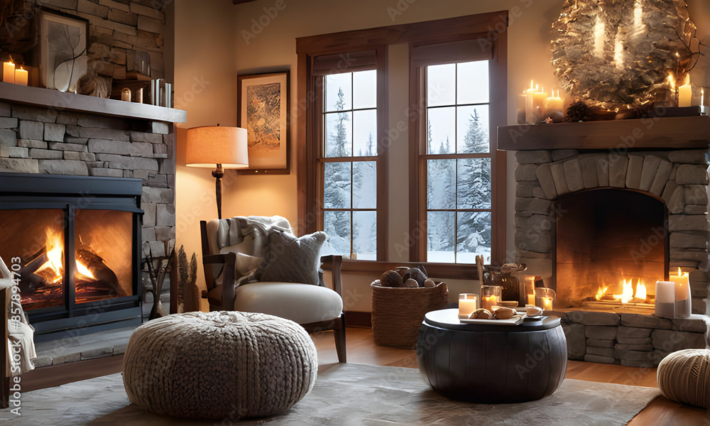 Living room embracing warmth Living room embracing warmth