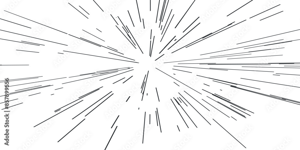Radiating from the centre of thin beams, lines. Abstract explosion, speed motion lines from the middle, radiating sharp. Dynamic style, sun burst, star burst sunshine Vector Radiating from the centre of thin beams, lines. Abstract explosion, speed motion lines from the middle, radiating sharp. Dynamic style, sun burst, star burst sunshine Vector