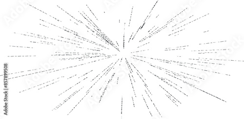 Radiating from the centre o...