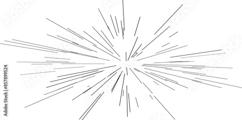 Radiating from the centre o...