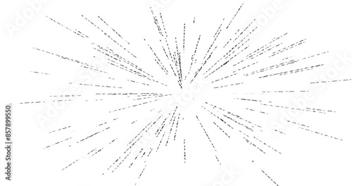 Radiating from the centre o...