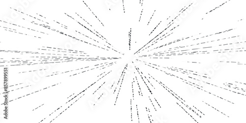 Radiating from the centre o...