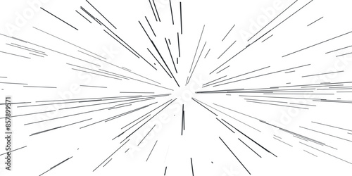 Radiating from the centre o...