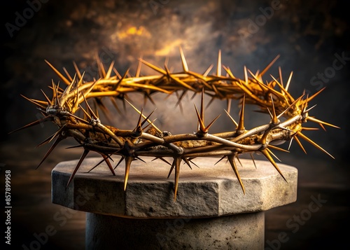 The Crown Of Thorns Is A Symbol Of Jesus Christ'S Suffering And Sacrifice. photo
