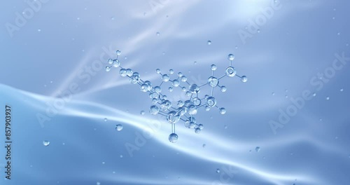 Wallpaper Mural Sildenafil rotating molecular structure, 3d model of molecule, erectile dysfunction medication, looped video Torontodigital.ca