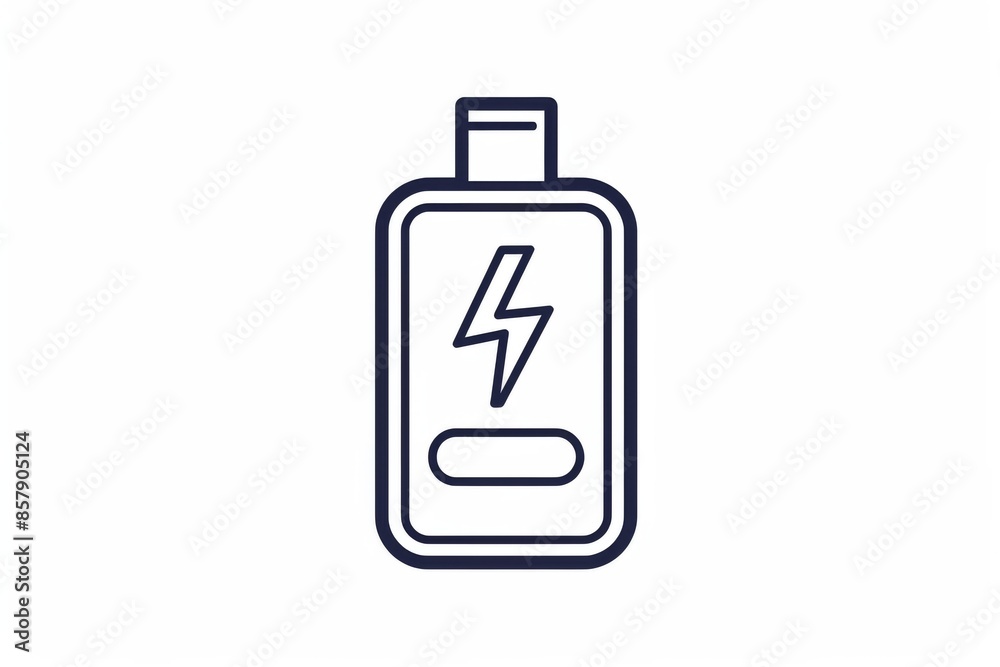 Energy symbol with dynamic lines conveying power and vitality Energy symbol with dynamic lines conveying power and vitality