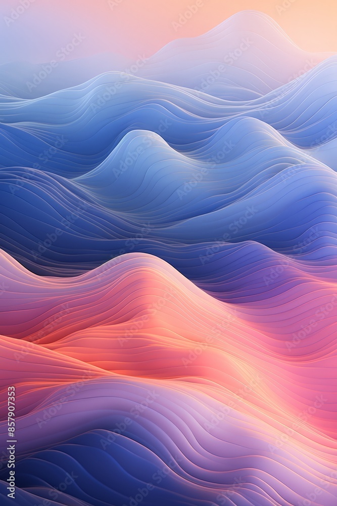 Fototapeta premium Holographic Visions Designing Dynamic Background Effects