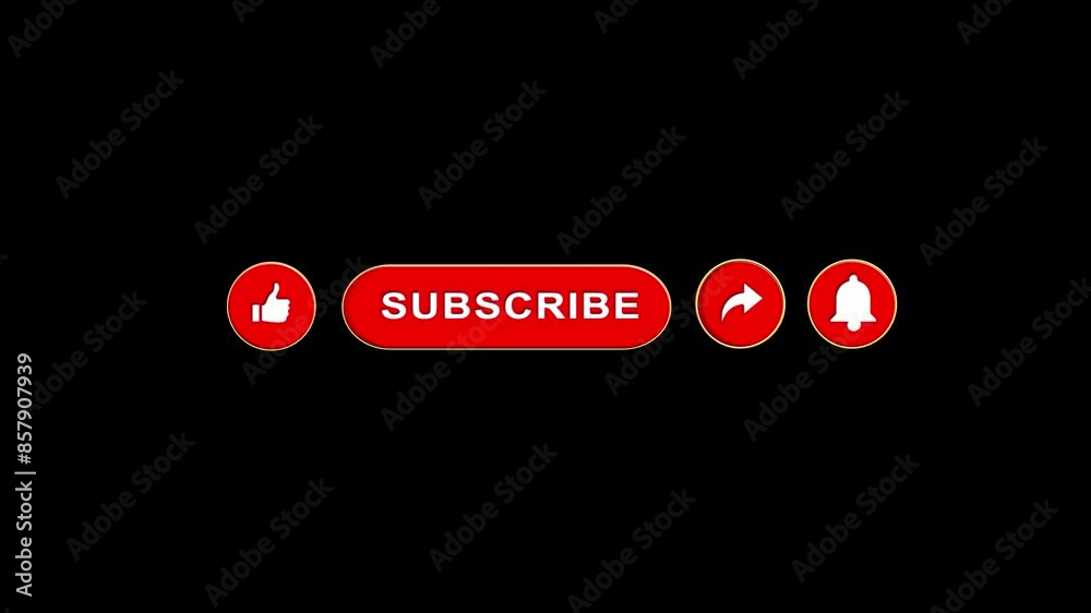 like button, subscribe button bell notification. Social media interface Mouse clicking Subscribe Button Like Notification. click, internet, online, social, stream, streaming, video, views, you tube