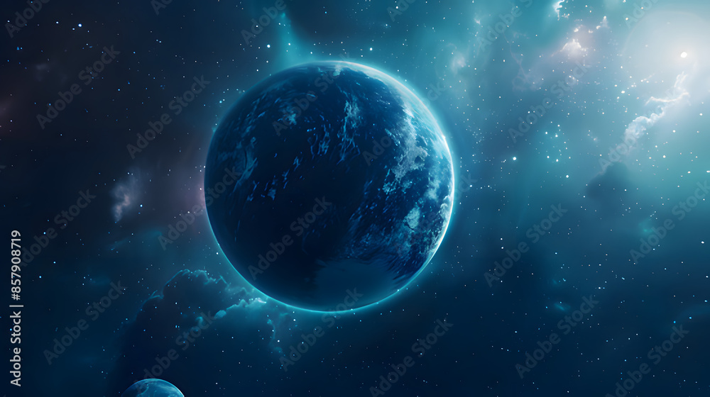 earth and moon. Generative AI earth and moon. Generative AI