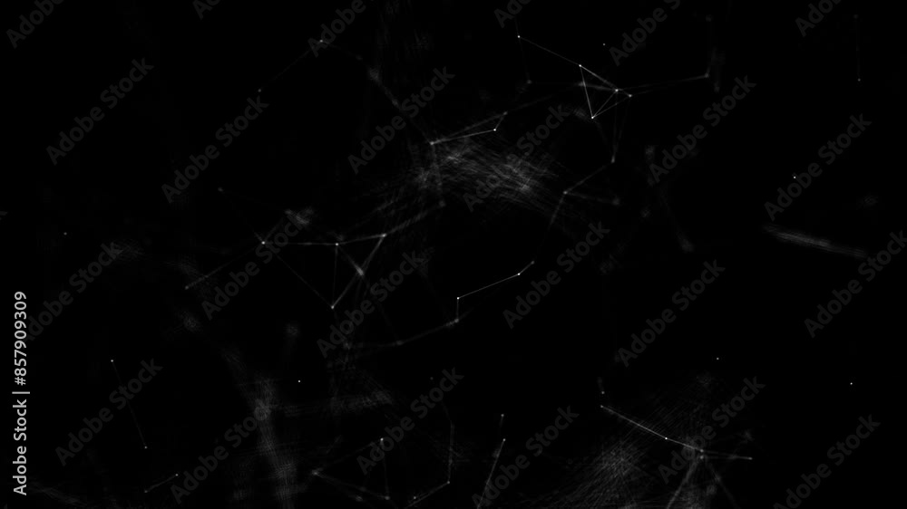 High-tech style background in black and white, black and white weave, particle and line animation in 4k, innovative technology and artificial intelligence. High-tech style background in black and white, black and white weave, particle and line animation in 4k, innovative technology and artificial intelligence.