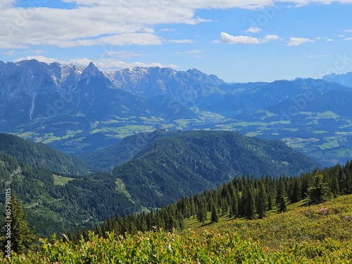 Ausblick vom HOchkeil in Mühlbach am Hochkönig photo