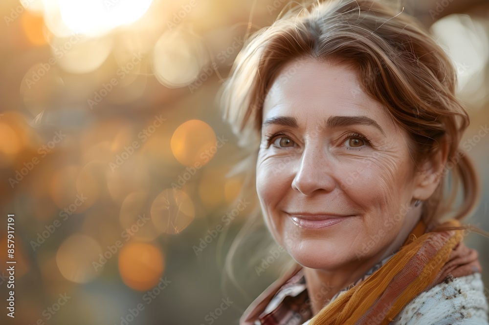 A Mature Woman's Gentle Smile., Authentic Smile of a Mature Woman A Mature Woman's Gentle Smile., Authentic Smile of a Mature Woman