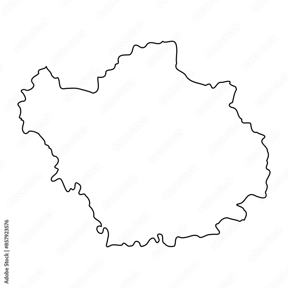 Aube department map, administrative division of France. Vector illustration. Aube department map, administrative division of France. Vector illustration.
