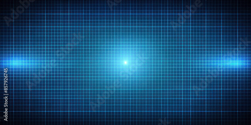 Futuristic Dark Blue Gradient Digital Grid Background