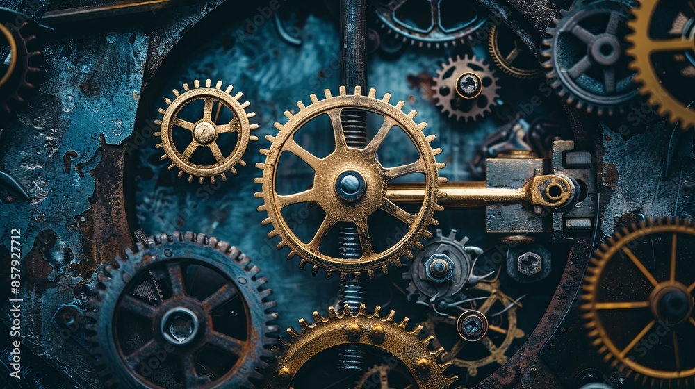 The gears are working smoothly The gears are working smoothly