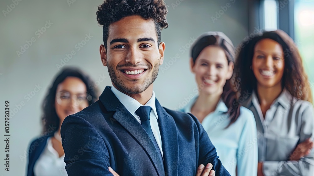 Portrait of young people full of energy and confidence looking at the camera