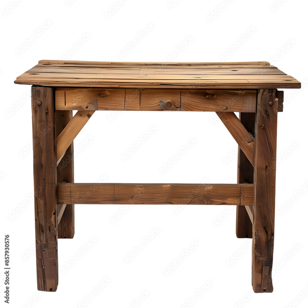 A wooden folding table. The table is made of natural wood and has a simple, classic design. A wooden folding table. The table is made of natural wood and has a simple, classic design.